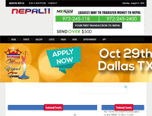 Tablet Screenshot of nepal11.com